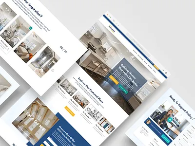 Hedgefield Homes Design design hubspot ui uiux website design