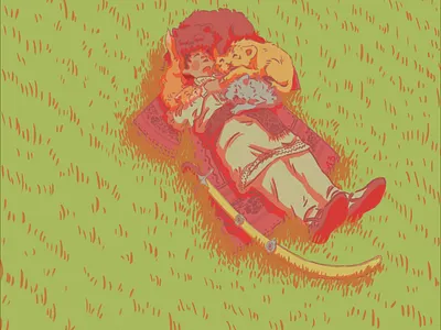 Drumbur Verde digitalillustration illustration