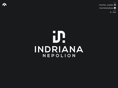 INDRIANA NEPOLION app branding design icon illustration in icon in logo letter logo minimal ui vector