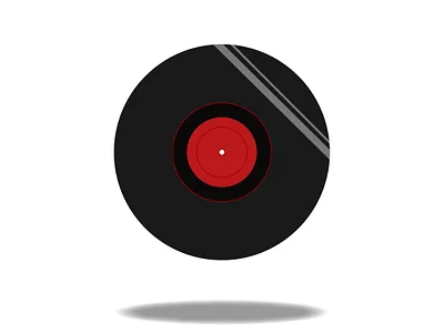 Gramophone Record Illustration art cd gramohphone illustartion record vector art