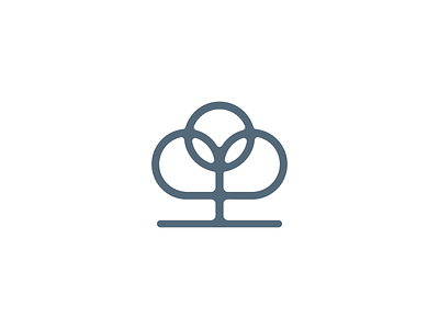 Roundtree circle geometric icon logo nature round symbol tree