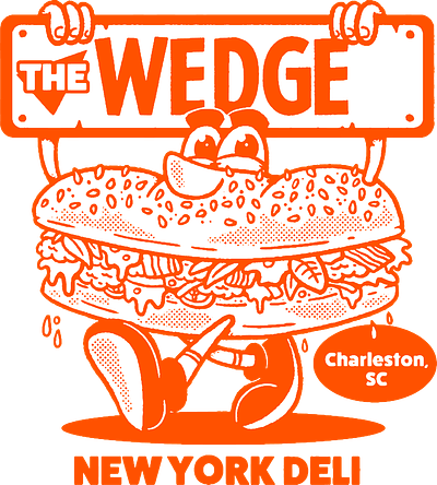 THE WEDGE - Logo and badges badgedesign branding character characterdesign graphic design illustration logo t shirt design vector