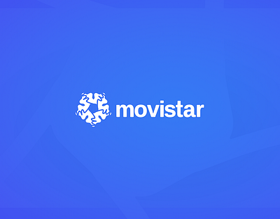 Movistar Logo Redesign blue branding design identity logo movistar rebrand visual
