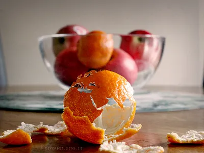 Orange Earth composition photoshop