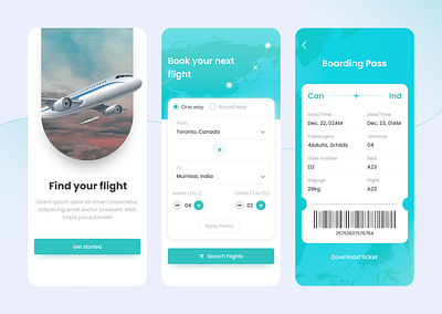 Flight booking ui