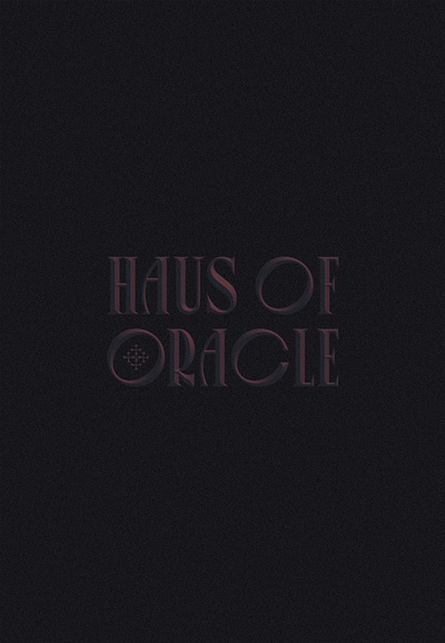 Haus of Oracle — Cinematic Identity branding logo design