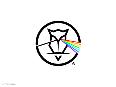 Owl | Logo Design anima logo animal design bird light logo design newton owl prism rainbow refraction sharp