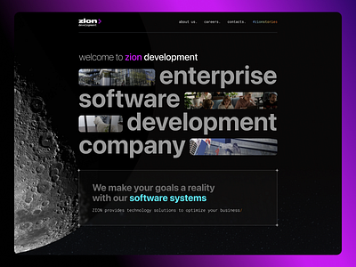 ZION. Developer agency agency app bitcoin crypto dev developer ui