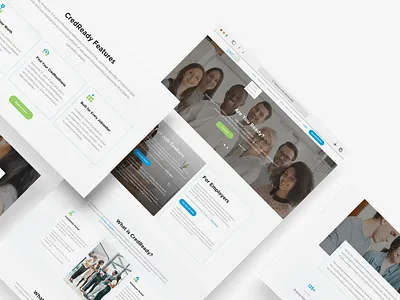 CredReady Website Design design hubspot icons ui uiux website design