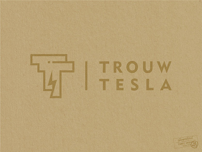 Trouw Tesla car graphic design graphic designer horizontal layout logo logo design logo designer minimal modern logo monochromatic monogram rental simple sophisticated tesla tesla car vehicle wedding weddings