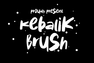 Kebalik Brush Font 3d animation branding font graphic design logo motion graphics ui