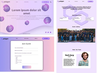 Polygon Website UI