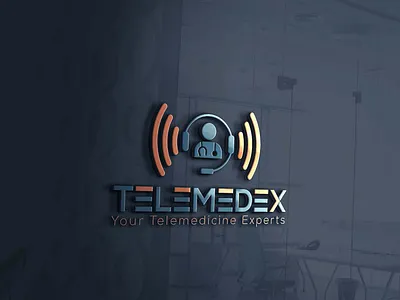 TELEMEDEX Logo Design branding creative logo design fiverr graphic design illustration logo logo design logo maker