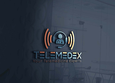 TELEMEDEX Logo Design branding creative logo design fiverr graphic design illustration logo logo design logo maker