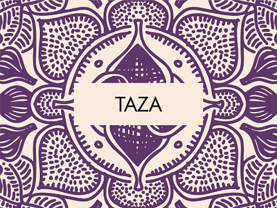 Hajara Candles: Taza abstract branding creative culture dot fig fruit geometric graphic design illustration illustrator label line line art minimal pattern purple simple surface vintage