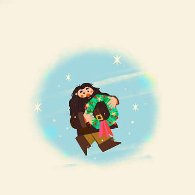 Hagrid ✨ books children colorfull digitalart draw drawing editorial harrypotter howgarts illustration ilustración love magic potterhead procreate sketch
