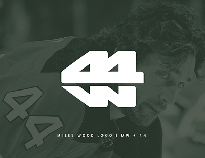 Miles Wood Logo | New Jersey Devils branding design hockey hockey logo identity logo logo design player logo sport branding sports sports design sports logo typography