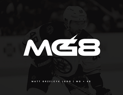 Matt Grzelcyk Logo | Boston Bruins branding design hockey hockey branding hockey logo identity logo logo design player branding player logo sports sports branding sports logo typography