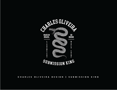 Charles Oliveira Submission King branding design fighter fighter branding fighter logo identity logo logo design mma mma branding mma logo sports sports branding sports logo typography ufc ufc branding ufc logo