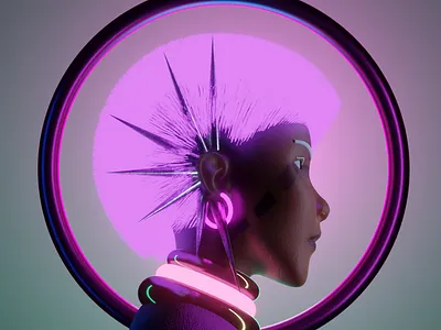 Ubu Afro #101 3d africa afrofuturism animation blender design gaming illustration logo ui