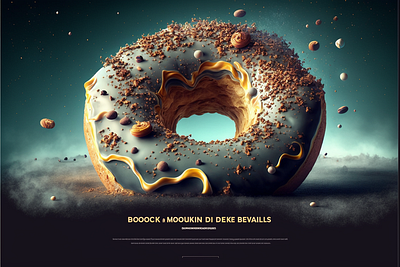 Donuts background 3d animation graphic design logo motion graphics ui