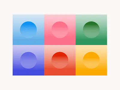 Etude 2. circles geometric composition geometry gradient palette