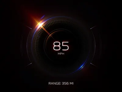 HMI Concept 001 animated animation automotive branding car cluster concept design designer hmi illustration instrument panel interface logo mograph motion graphics ui ux