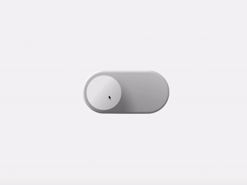 Toggle switch animation 3d animation design mobile ui web