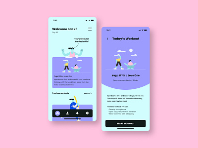 Daily UI :: 062 - Workout of the Day app branding daily ui 062 daily ui 62 dailyui dailyui 062 dailyui 62 dailyui062 dailyui62 design minimal ui ux web workout workout of the day