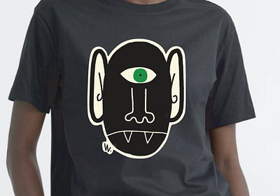 Vampire Cyclops ( Green-eyed Variant ) cartoon cartoon modern cyclops illustration licensing t shirt graphic tee graphic vampire