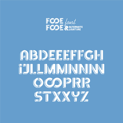 FOOE FOOE ALTERNATE & LIGATURE branding design font graphic design illustration logo typography ui ux vector