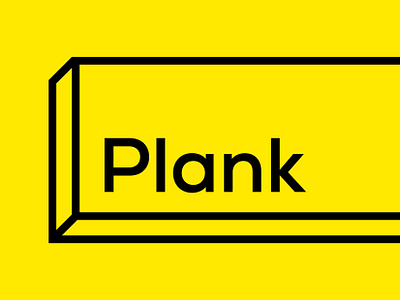 Plank - a visual identity animation branding design graphic design logo typography