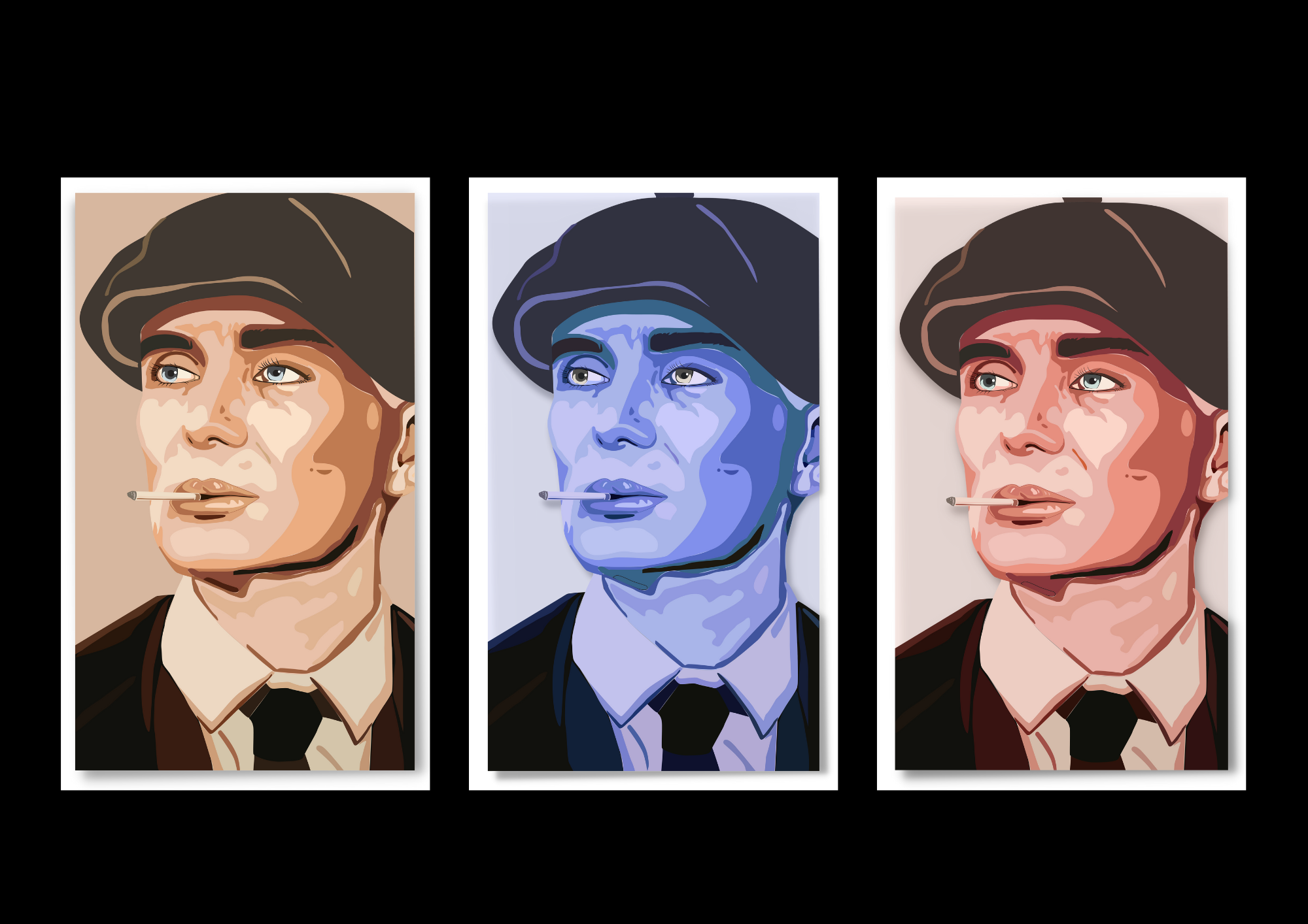 Thomas Shelby's vector Illustration animation design graphic design illustration vector illustration