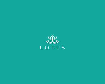 Lotus logo design - spa logo mark / yoga logo mark branding logo flower logo lotus logo spa logo