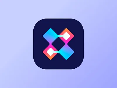 X Logo Concept adapt creative creative logo design crypto currency fuse fusion gradient letter lettermark logo modern logo monogram overlap rgb startup logo visual identity design x