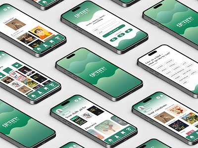 Genre - App Design - UX/UI design ui