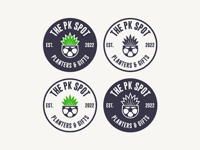 The PK Spot - Logo badge branding branding design design football badge graphic design logo logodesign logomark soccer badge typography vector