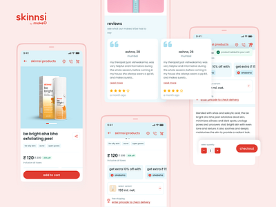 product detail page app branding casestudy design desktop mobile product product details skinnsi toothsi ui ux