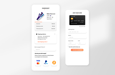 Checkout Screen UI branding checkout design graphic design prototype trend ui ux wireframe