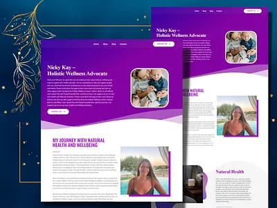 Natural Health Wellness Wordpress website design business website design website health wellness natural health natural website portfolio website website design website template wellness wordpress website