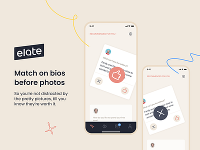 Anti-Ghosting Dating App branding logo mobile app ui ux