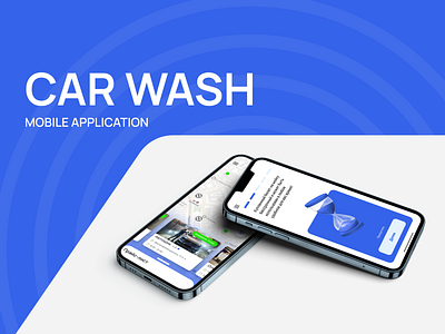 Car wash app design ui ux