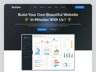 Agency Website Design agency landing page branding builder company creative agency dashboard design home page landing page landing page design logo management marketing portfolio ui vector visual design web webdesign website design