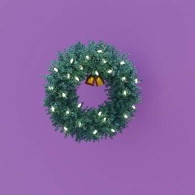 Christmas flower 3d animation blender 3dart 3danimation branding graphic design