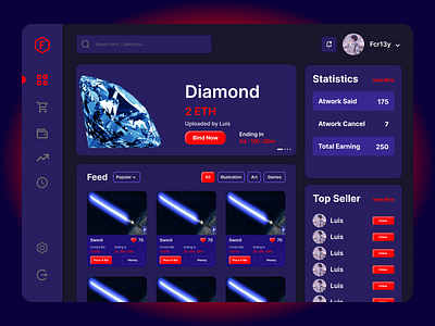 NFT Market Place marketplace ui