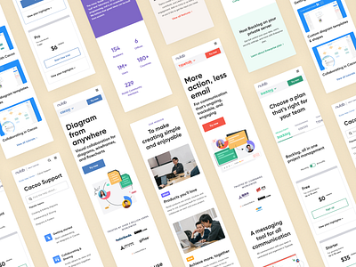 Nulab mobile design design system mobile responsive typography ui ux webdesign website