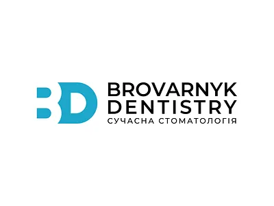 Brovarnyk Dentistry logo brand brandbook branding corporate identity design illustration l logo style