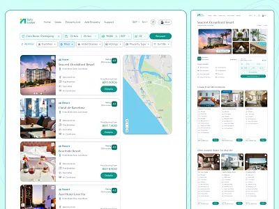 Hotel Booking Website booking website branding design figma hotel booking illustration logo ui uidesign uiux ux website design