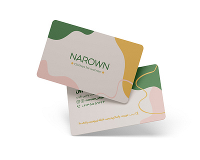 Narown branding card design graphic design logo logo graphic