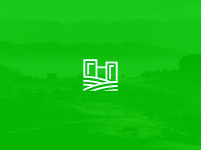 Nature and modern city branding design graphic design icons illustration logo vector